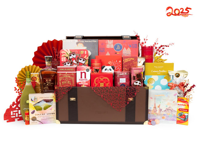 CNY Gift Hamper - Gourmet Chinese New Year Gift Baskets 0103C5 - CH20103C5 Photo