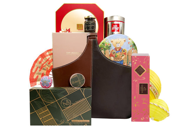 Mid-Autumn Gift Hamper - Mid Autumn Mailable Moon Cake Basket A11 - L76601609 Photo