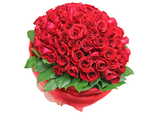 Valentines Day Flower n Gift - Valentine's Flower 99s R - L06847v Photo