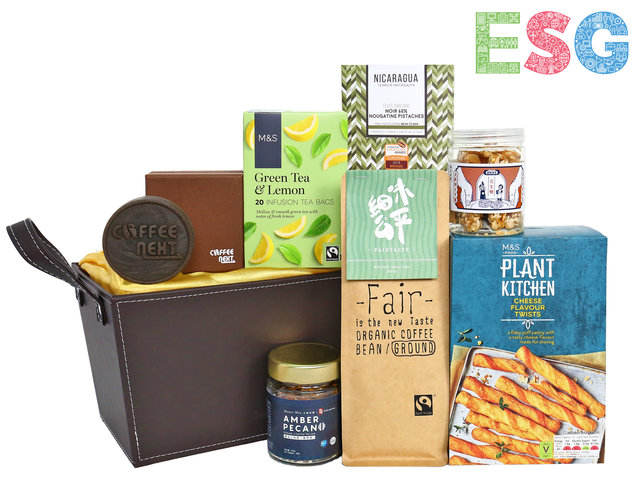 Wine n Food Hamper - ESG Fairtrade Community Care and Environmental Friendly Gift Hamper ESG02 - H20502A1 Photo