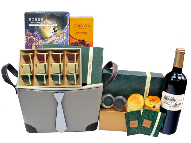 Wine n Food Hamper - Father's Day gift hamper F5 - L3122939 Photo